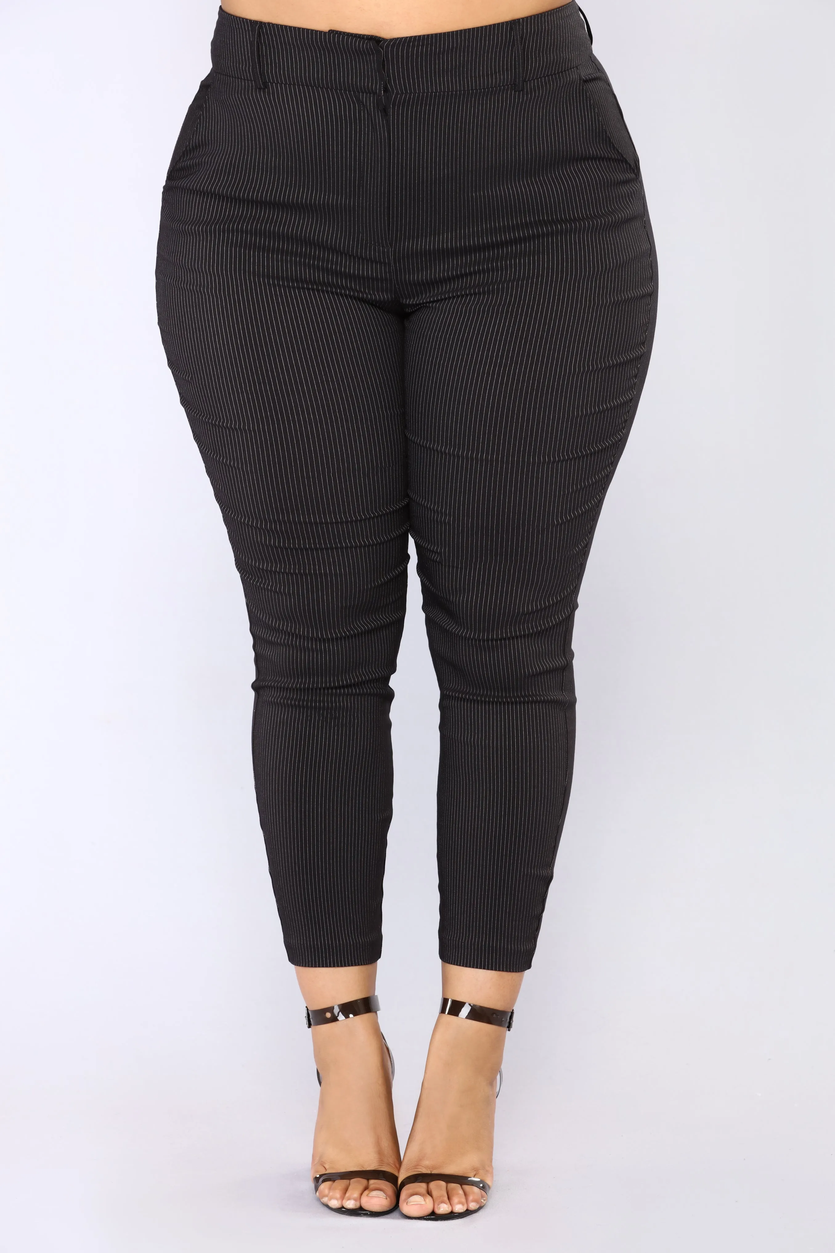 Alissa Print Pants - Black