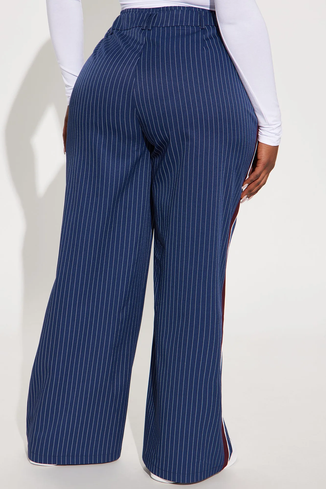 Anastasia Track Trouser Pant - Navy/combo