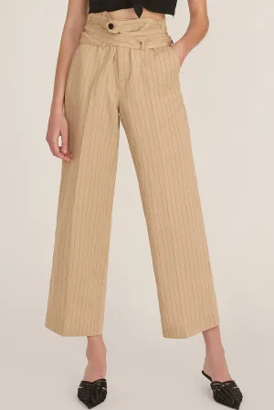 Artie Pinstripe Wrap Pant