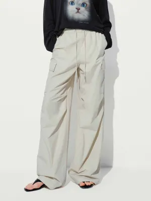 Cargo Pocket Drawstring Pants