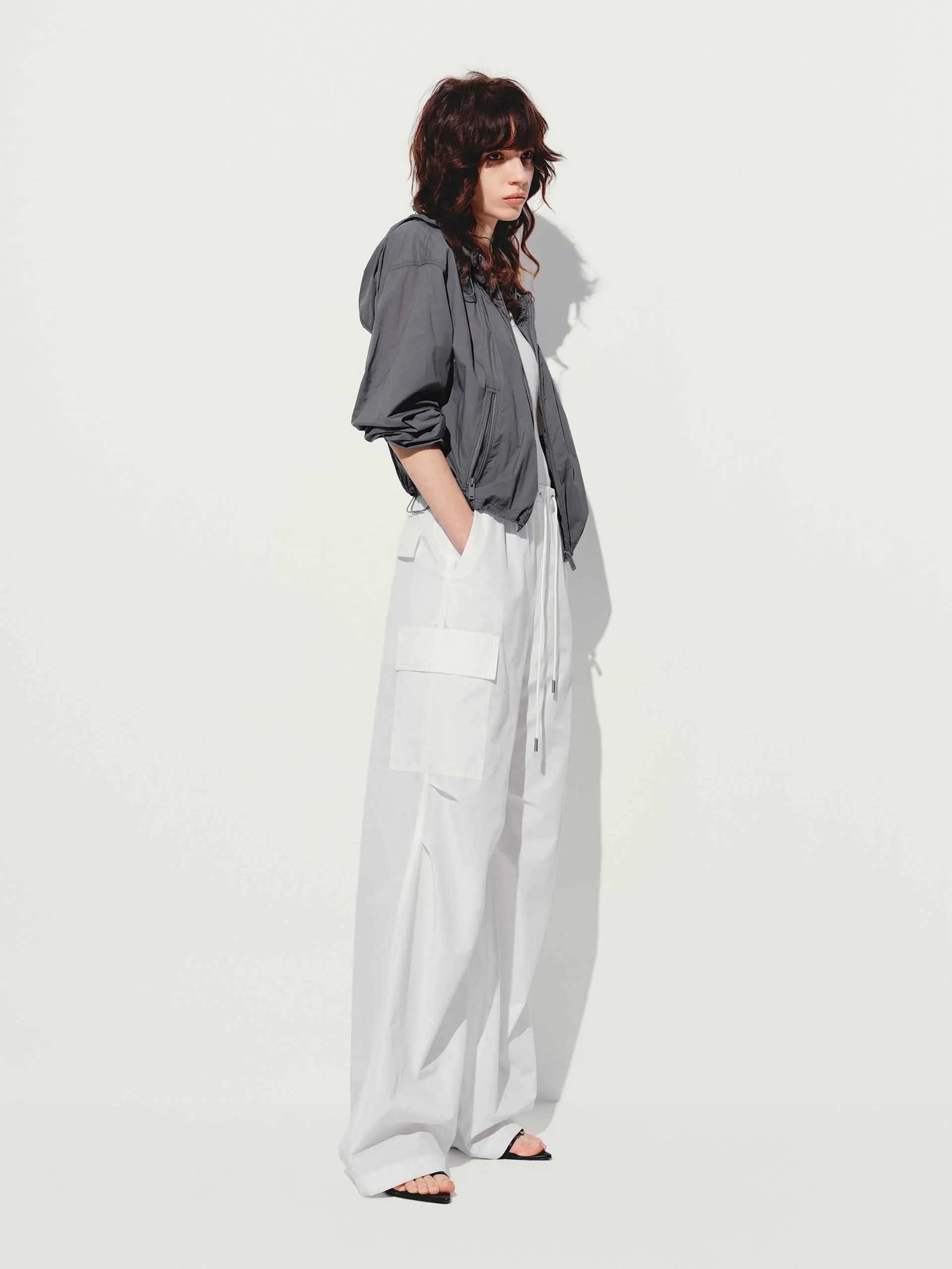 Cargo Pocket Drawstring Pants