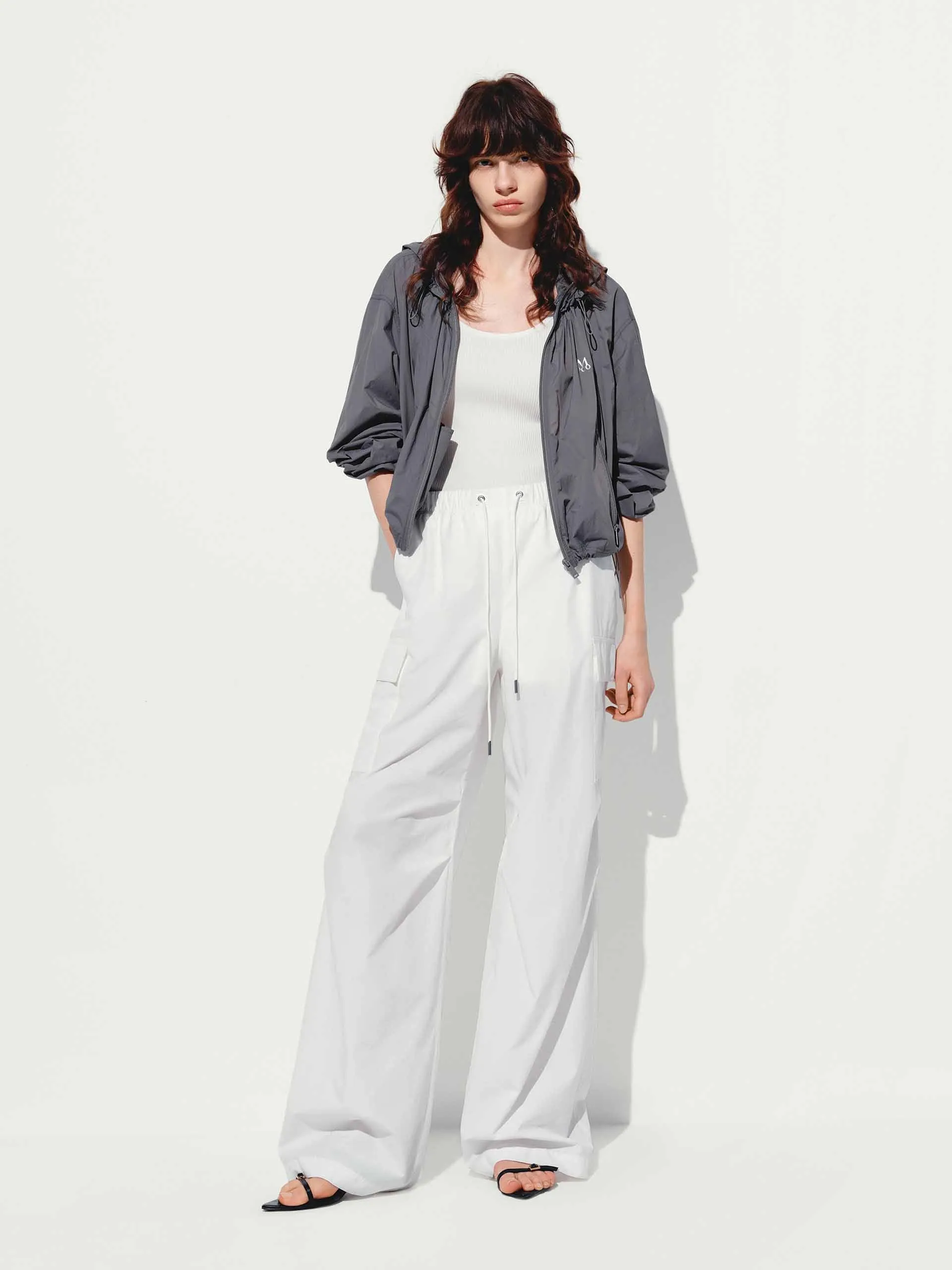 Cargo Pocket Drawstring Pants