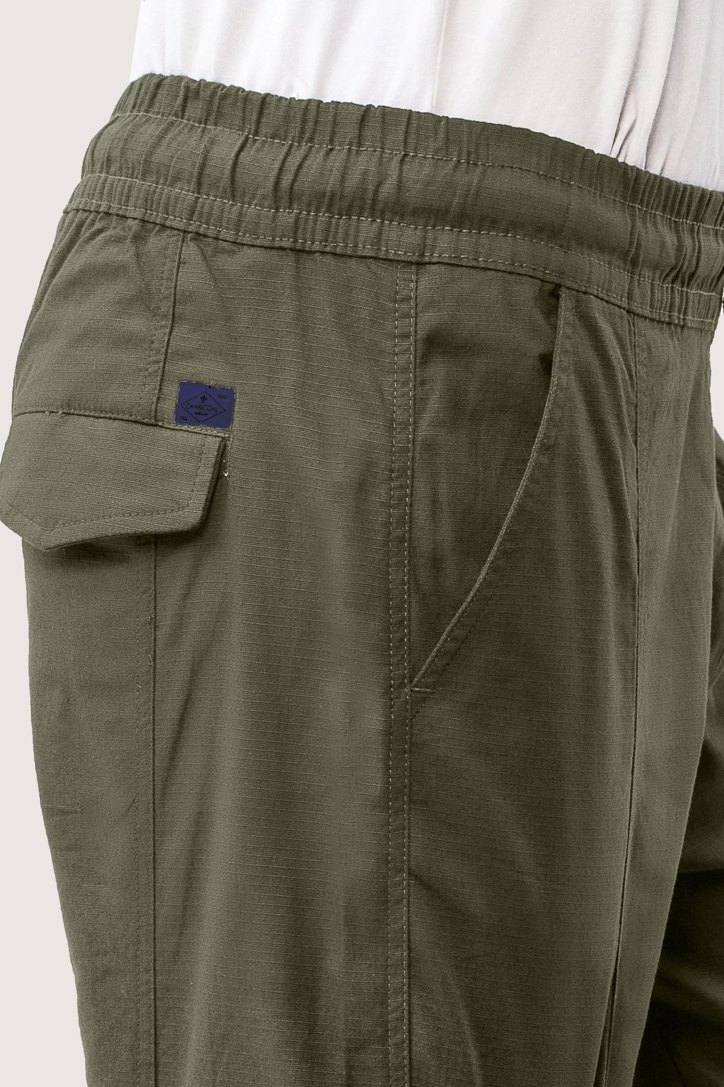 CASUAL RIPSTOP TROUSER DARK OLIVE