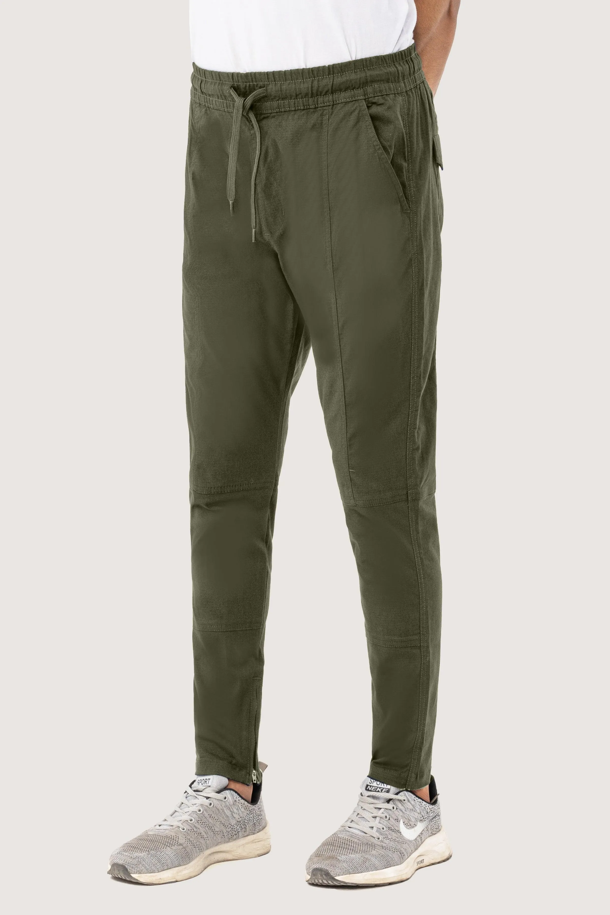 CASUAL RIPSTOP TROUSER DARK OLIVE