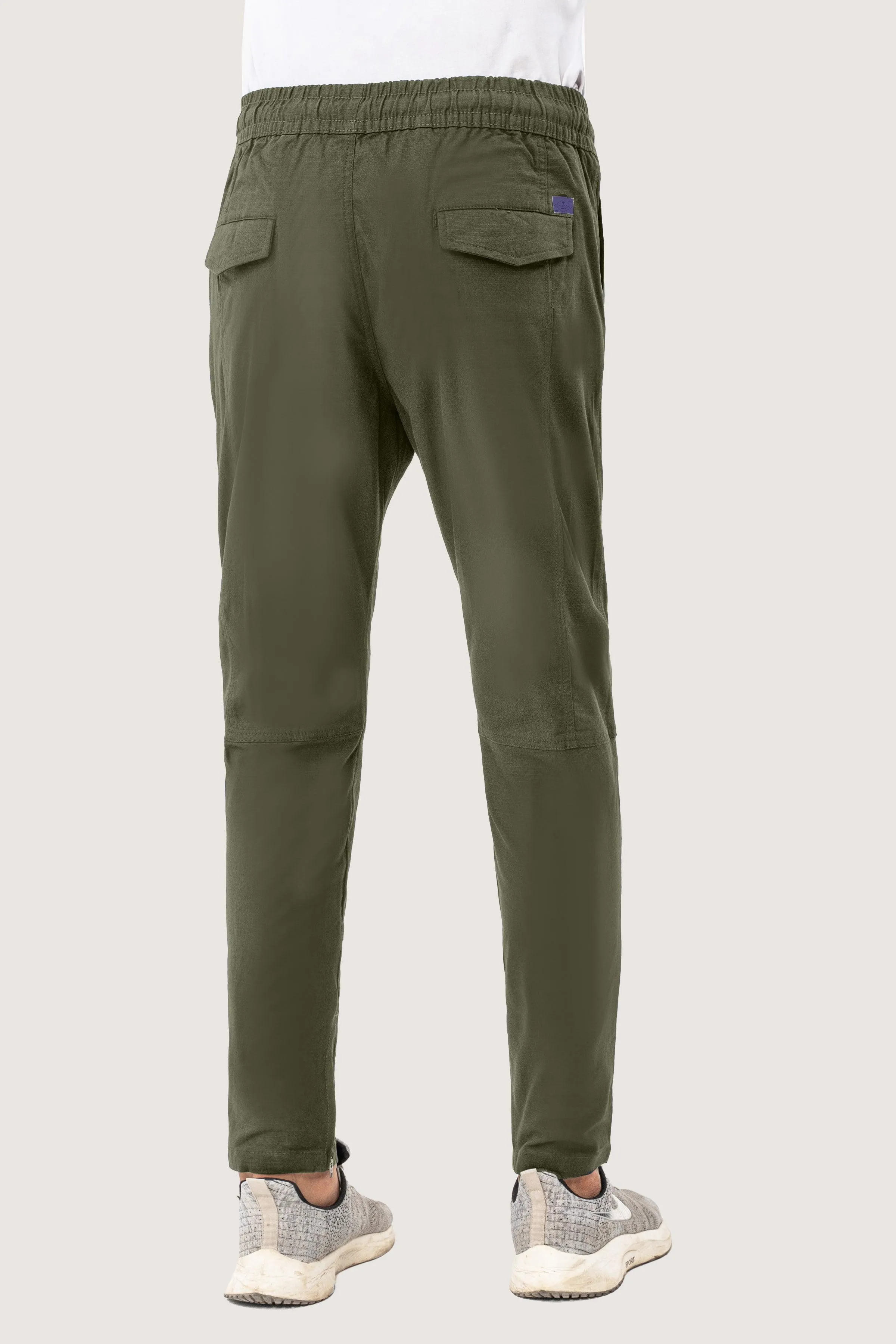 CASUAL RIPSTOP TROUSER DARK OLIVE