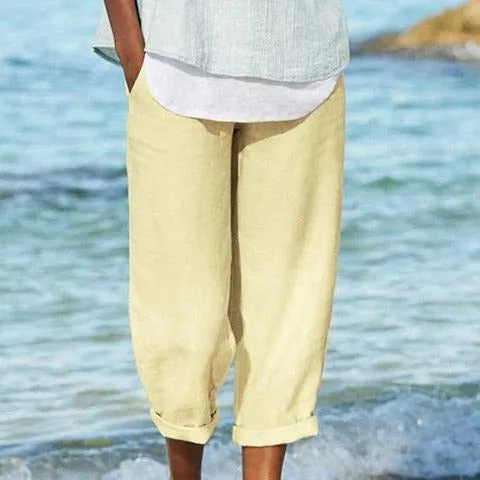 Clydel | Breezy Cropped Trousers