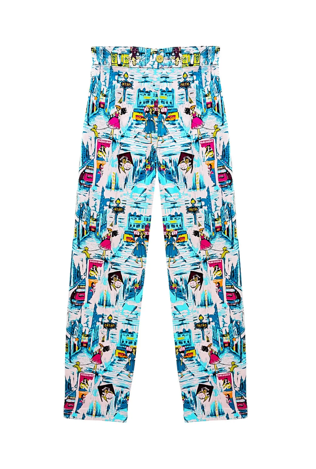 Cropped Cigar Pant - Paris in the Springtime