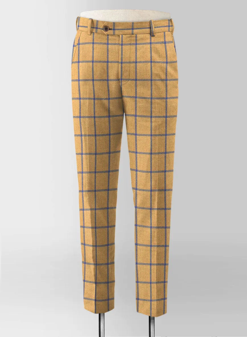 Italian Alter Checks Tweed Pants