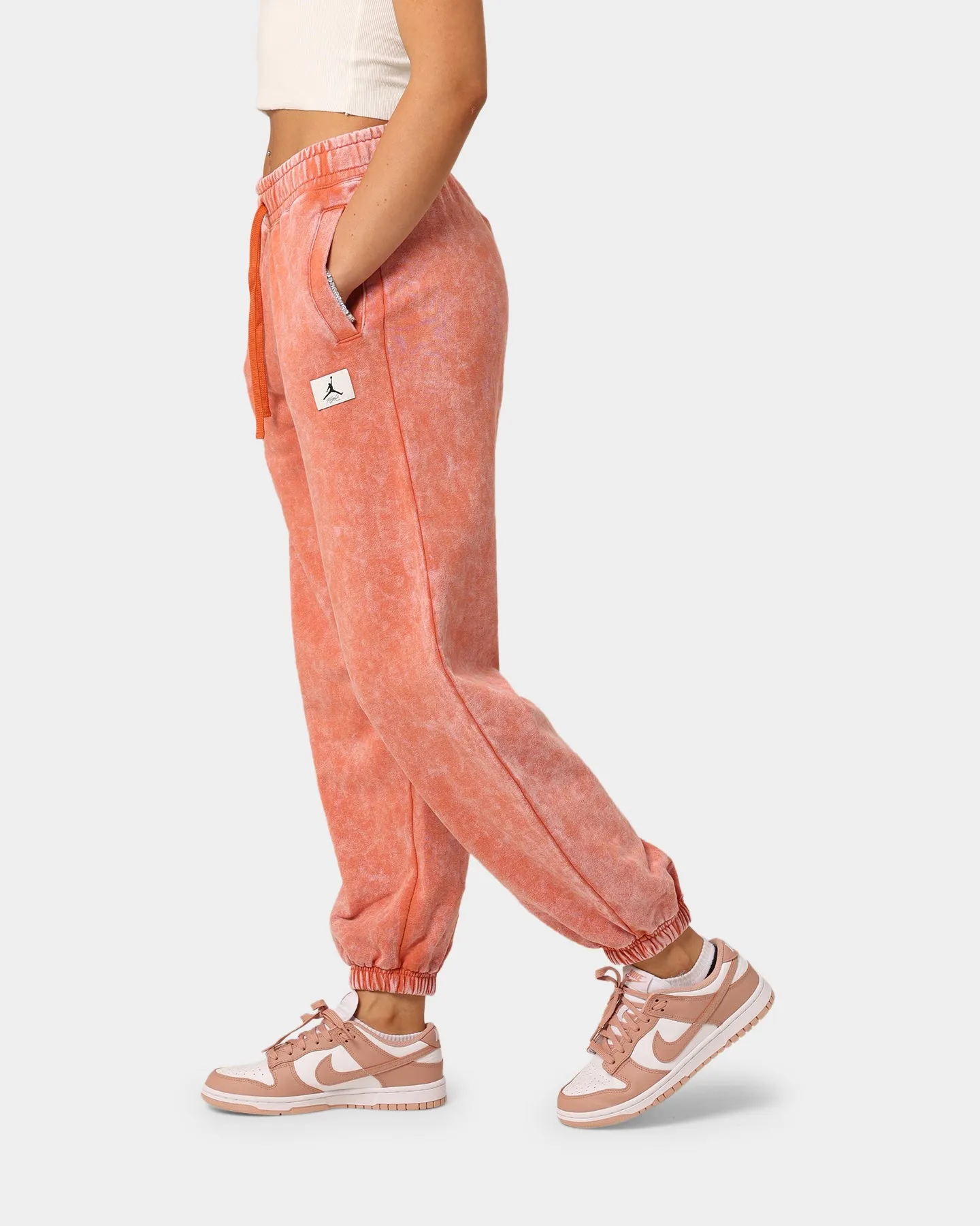 Jordan Women's Jordan Flight Fleece Washed Pants Light Sienna