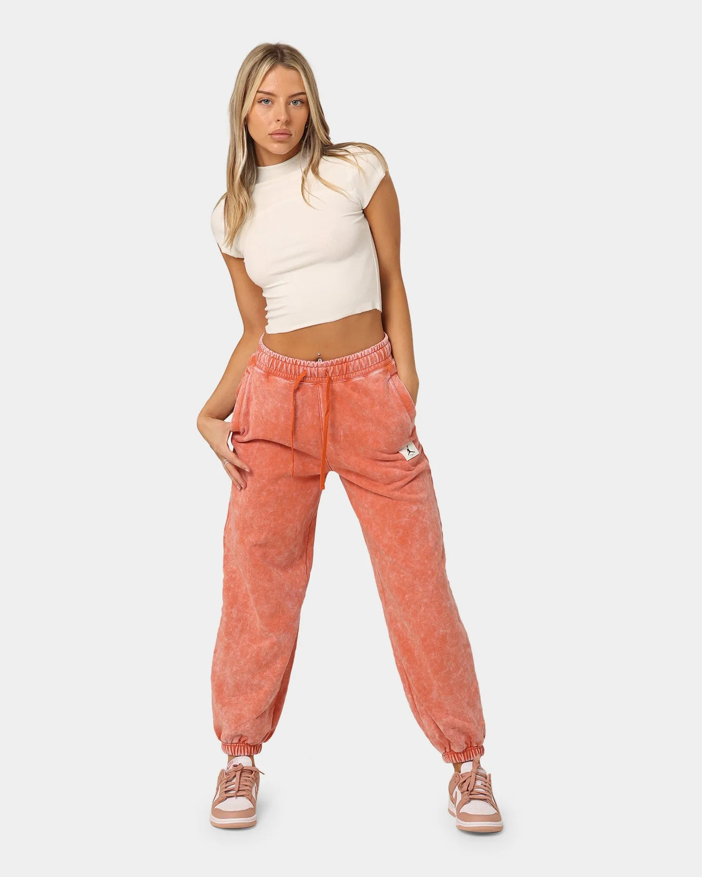 Jordan Women's Jordan Flight Fleece Washed Pants Light Sienna