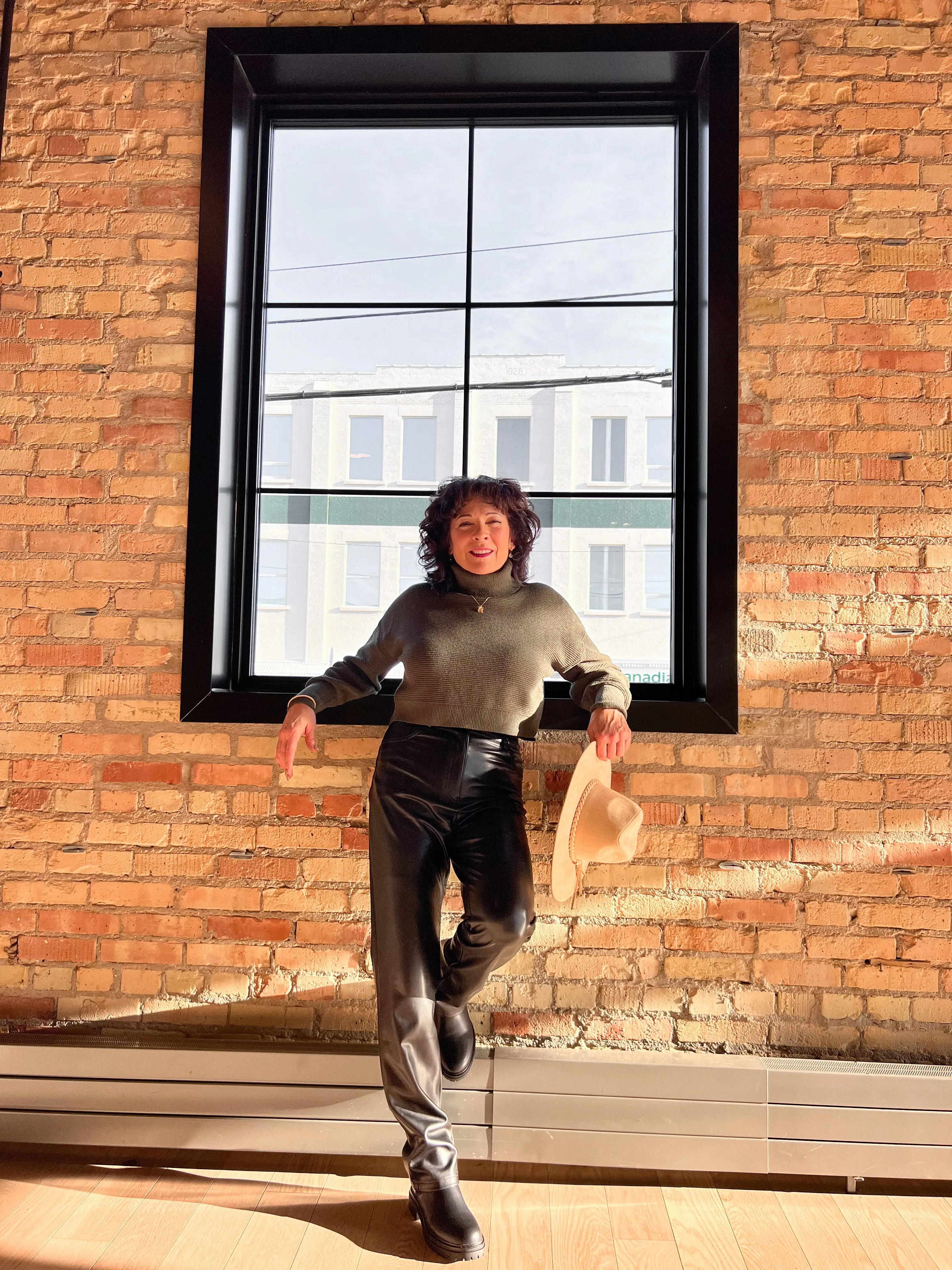 Kennedy Vegan Leather Pant | Black