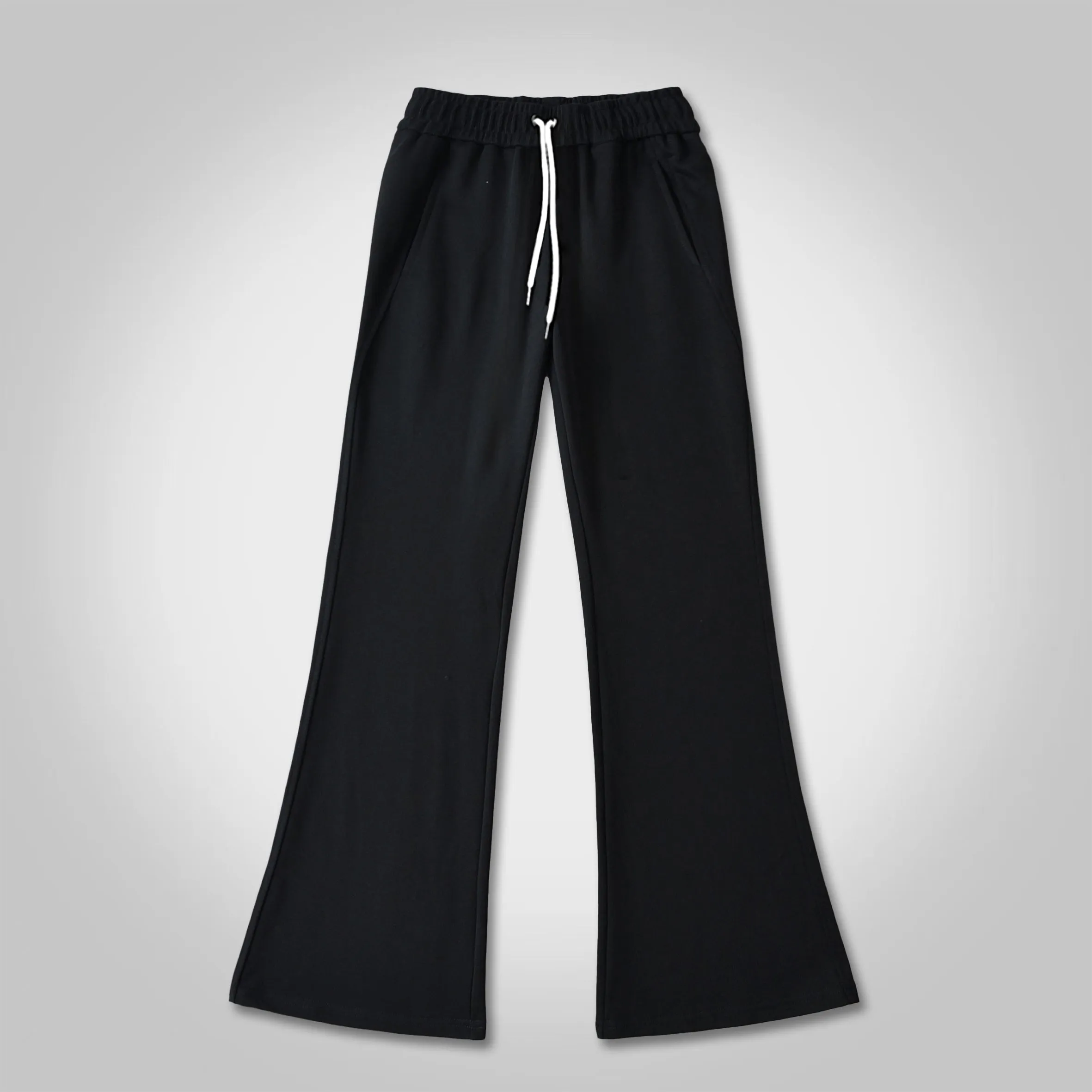 Men's Essentials Everyday Black Flared Sweatpants