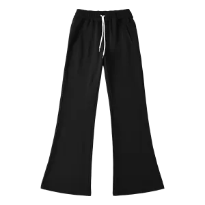 Men's Essentials Everyday Black Flared Sweatpants